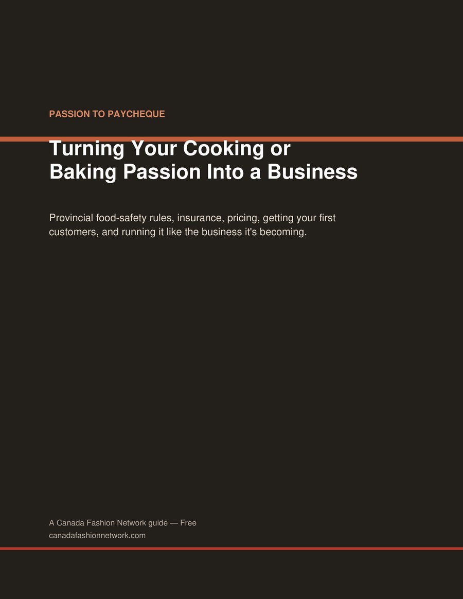 Your Baking Is Ready. Is Your Kitchen Legally Allowed to Sell It?